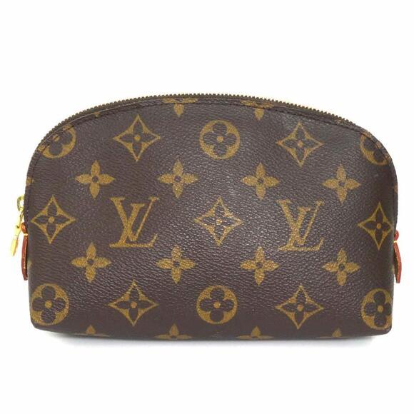 LOUIS VUITTON Brown Monogram Canvas Pouch
